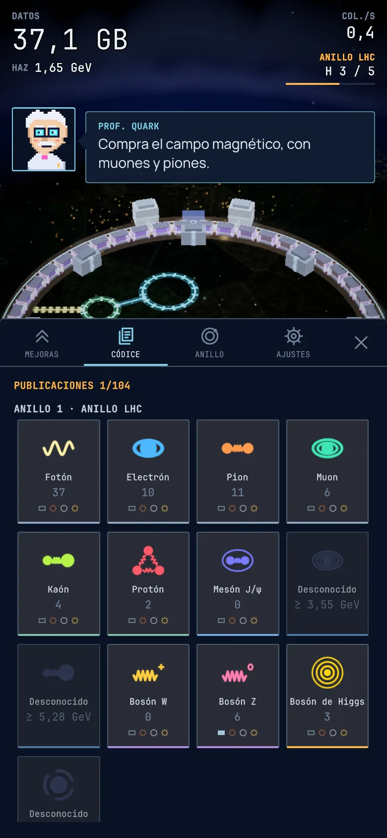 Captura de pantalla: El códice