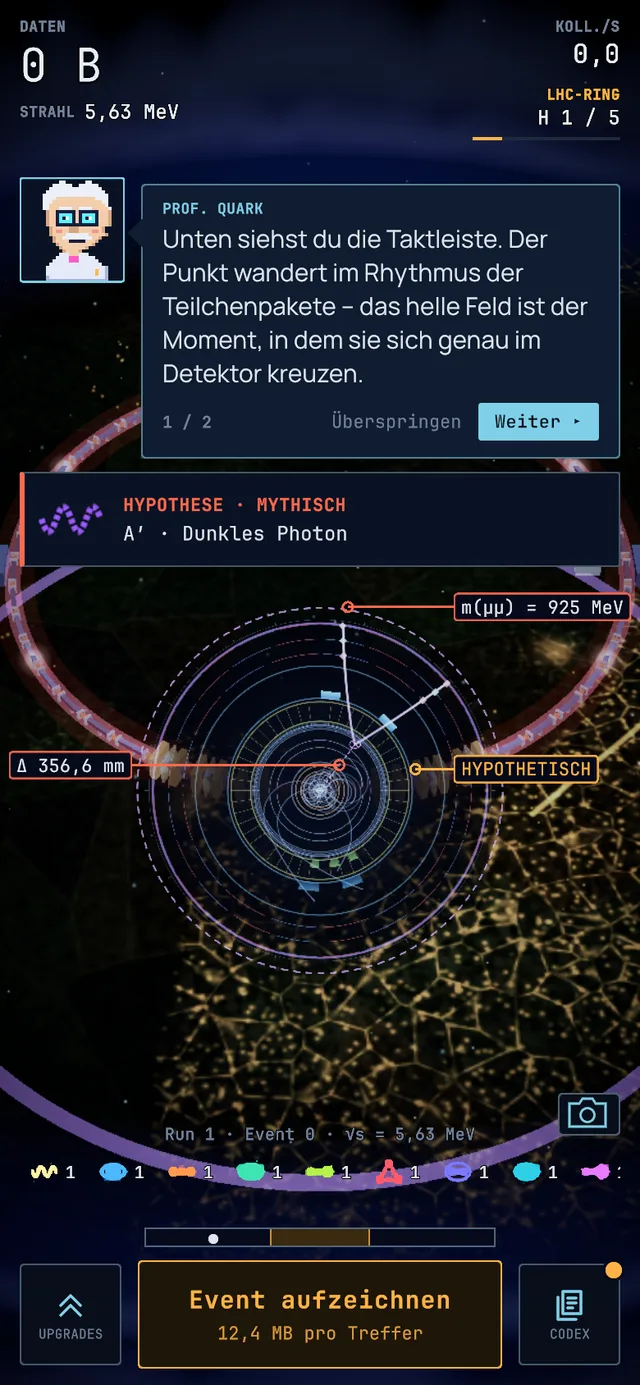 Eventanzeige eines Dunkles Photon-Events, Screenshot aus dem Spiel.
